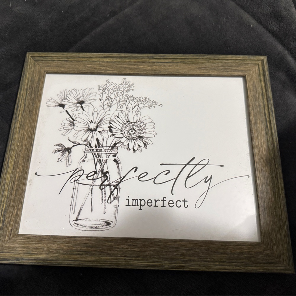 Rustic Brown Framed Wall Art - Perfectly Imperfect